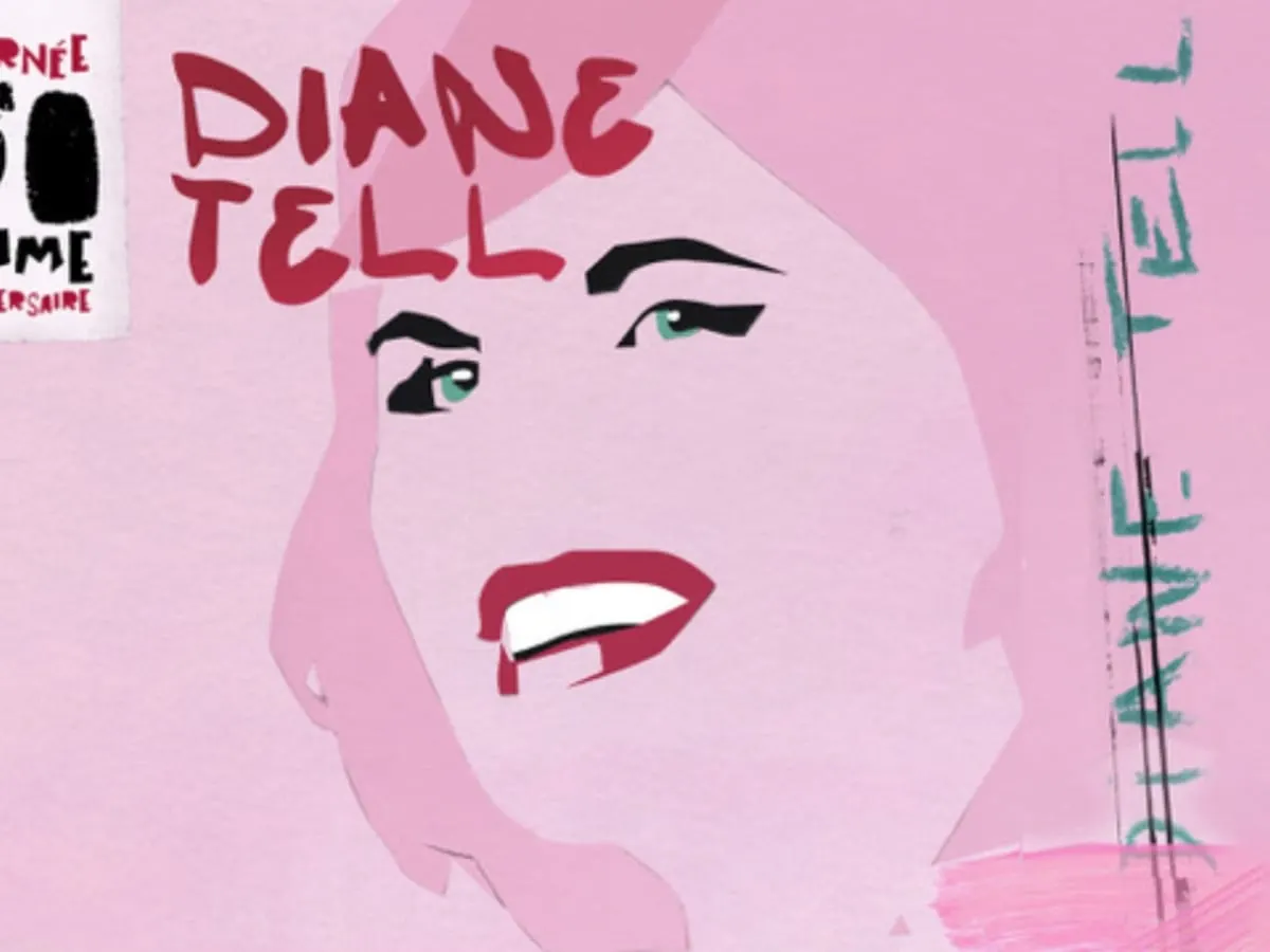 Illustration de la Tournée 50 i'aime anniversaire de Diane Tell.