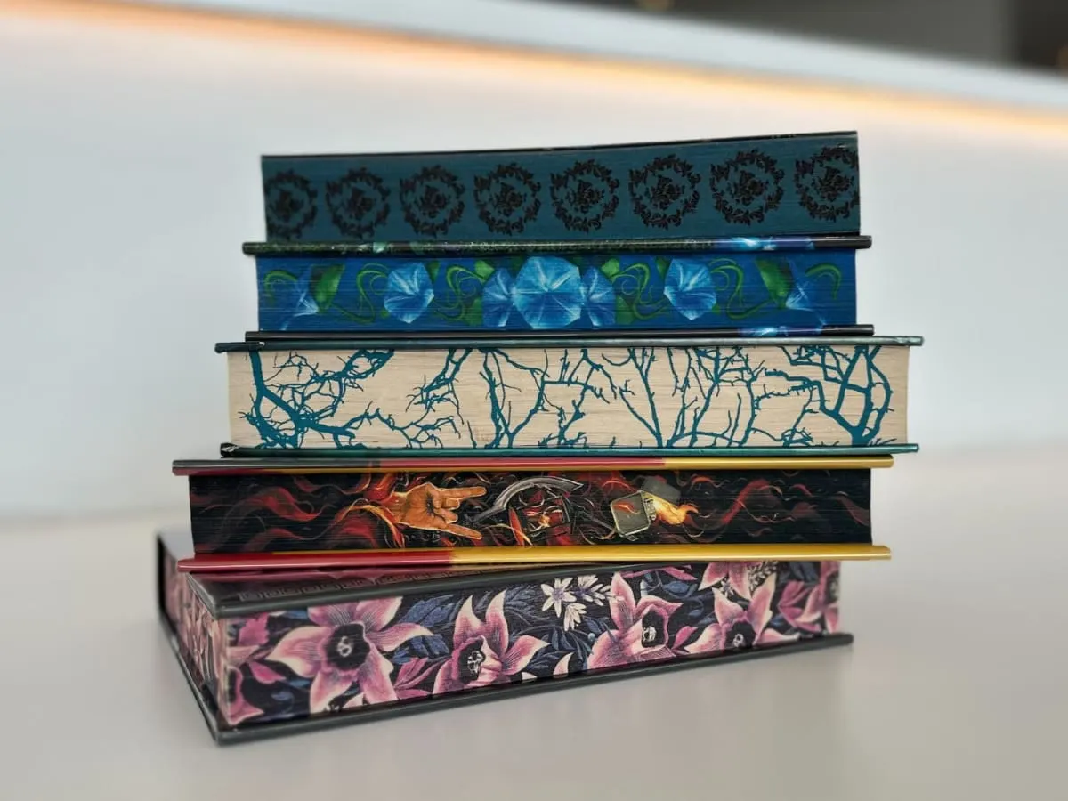 Livres avec jaspage
