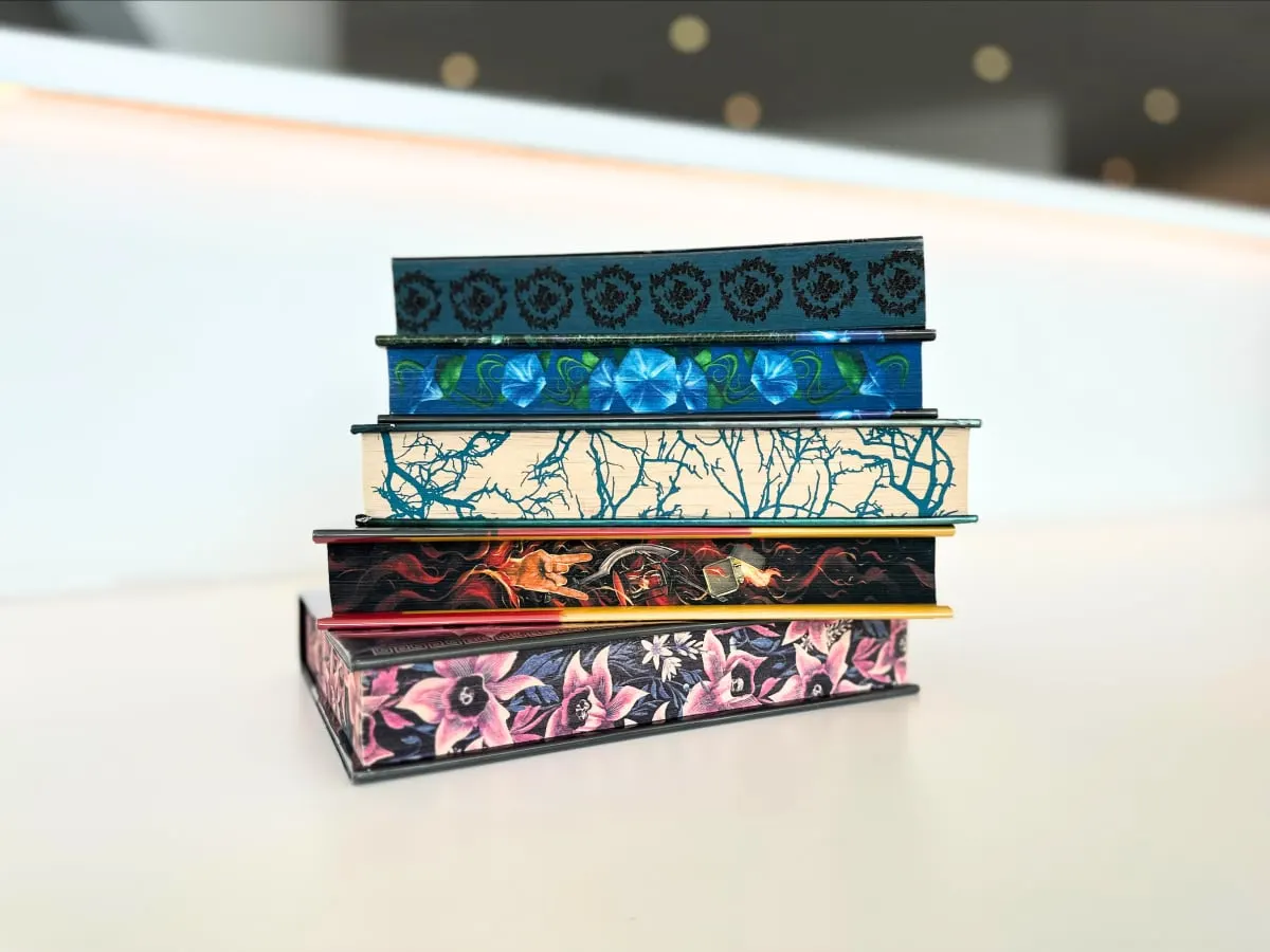 Photo de livres avec jaspage