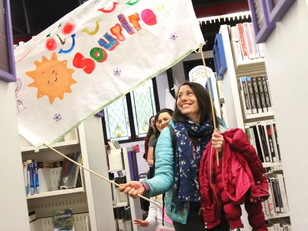 manifestation de la joie
